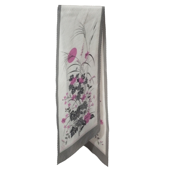 Vintage Oriental Style Skinny Scarf - Picture 1 of 5